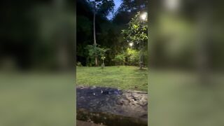 Cruising boinking in public sans rubber makes me blow weenie and jizz inwards Colombian internal cumshot