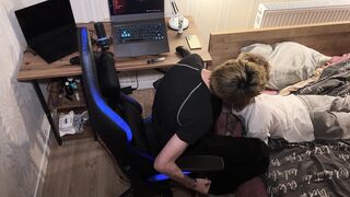 the dude dispelled from the game and aroused for lovemaking, suck off sucky-sucky part 1