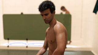 Showering in the Night - Gay-for-pay Remake