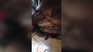 Slow-mo points of glance of a BIG BLACK COCK-gang-fuck-greedy gayslut , putting the manga porn faux-cock up her arse