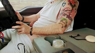 Observe me spunk While on road tour! Expect I didnt get caught