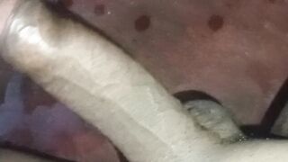 Dark-hued guy palm joy hardcore