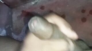 Dark-hued guy palm joy hardcore