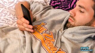 Gay-for-pay Jeremy Cox Flaunts His Cherry Arse While Milking Off