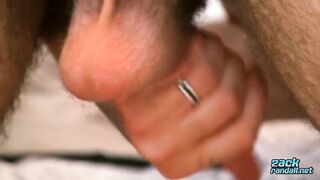 Gay-for-pay Jeremy Cox Flaunts His Cherry Arse While Milking Off