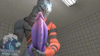 Anthro Dragon Buff Growth