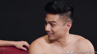 JohnnyRapid: Jock Johnny Quick inhales and breeds suspended fellow Kye Storm in an conversation