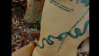 The wails echoing thru the trees… nothing like penetrating in the naughty