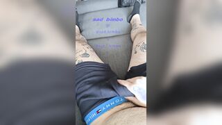 my uncircumcised full salute in my briefs before pulling my scrotum out