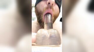 Extraordinaire Climax Achieved & A Throatful Of Jism To Guzzle While Sexting With Another Dude On Snapchat