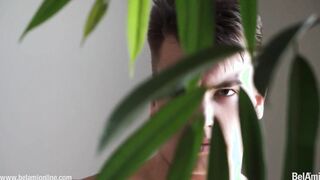 Hard ripped jock MILKING GIANT UNCIRCUMCISED PRICK