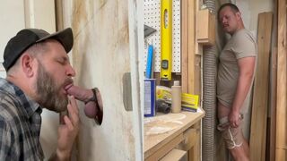 Lovely Pup visits the gloryhole