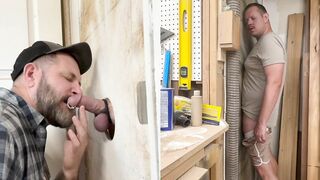 Lovely Pup visits the gloryhole