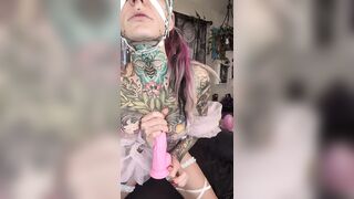 Super-sexy inked Bunny Jerk Off Instructions diminutive kinky bunny prepared to help you spunk!! More bunny movies on my OF