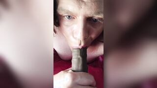 Wondrous Crossdresser Wants To Blow Your BIG BLACK COCK Part two