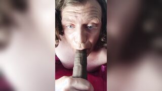 Sumptuous Crossdresser Wants To Inhale Your BIG BLACK COCK Part 1