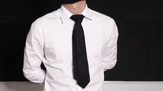 Suit Homosexual Spunks Over ten Times After He Was Bound For Hours (OnlyFans @littlefetish555)