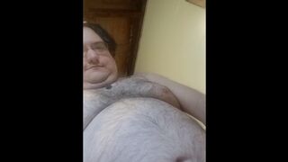 Sean pee taunts with a paper bowl