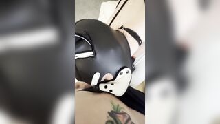 Homosexual Puppy inhaling large Pecker Groaning