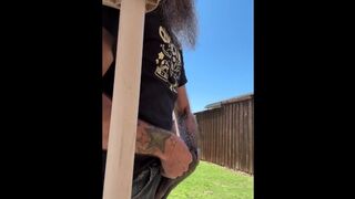 Backyard Have fun and Urinate