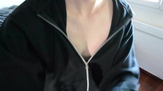 Swinsuit femboy getting off