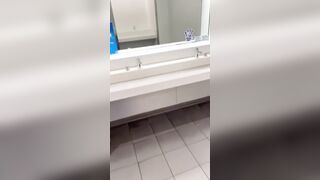 Flashing off my v-card box at the airport