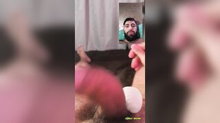 Using a Tenga Egg On My Giant Uncircumcised Sausage Packing It With Spunk And Letting It Run in rivulets Onto My Jaws