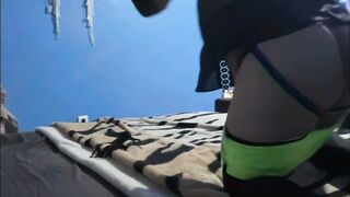 Arab Queer Bang-out - Femboy Crossdresser does a fellatio and pulverized without a condom سكس عربي متلي مص وجنس من الخلف