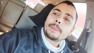 Jizz flow out in public