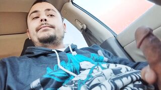 Jizz flow out in public