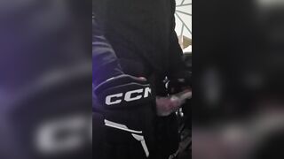 Hockey Jock pulverizes fleshlight - UTTER FLICK