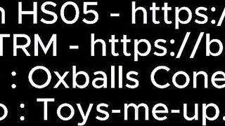 FUCKMACHINE and restrain bondage stool with gaz mask