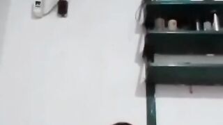 Public hand-job in the front seat of the work camper