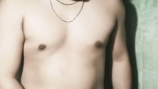 Filipino man masturbate off so stiff, massive jizz shot