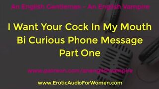 I Want Your Manhood In My Gullet Softcore Queer Audio For Dudes - Inhale Job Bi Bicurious Brit