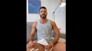 Sight at the hefty foreskin lollipop inwards the fur covered fathers milky trunks. carlitos17bcn