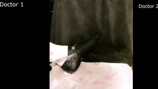 Medical sole examination and tidy POINT OF VIEW