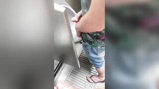 public rest room jack and jack with a steaming fellow! phat schlong!