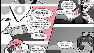 Hairy Porno Comic Dub: Getting Acquainted (ass fucking, anthro, sucky-sucky, stinging, knotting, queer fuckfest)