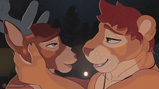 Fireside Fascination TEASER Homo Wooly Cartoon