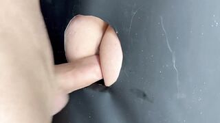 Gloryhole internal ejaculation