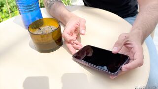 Red-hot Guys Serge Apolo And Mika Take Turn Smashing Each Other