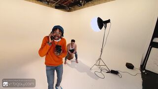 RB Homo: Muscle Model Michael Boston Deep-throats Producers XXL Salami at a Image Shoot HD Pornography