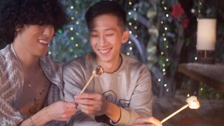 Merry Christmas Mr. Wu - Japanese youngsters pulverize by the campfire