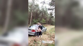 Youngster gives a oral pleasure step brutha 24cm huge dinky outdoor by truck