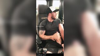 BUFF DIGGER DRIVER MILKS AT WORK