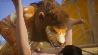 Lion Hairy Knotting Lad Fellow (Homosexual Fur covered)