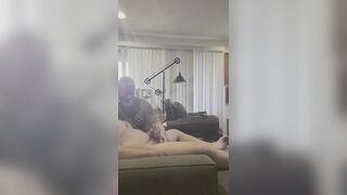 Stroking in front of stepfather