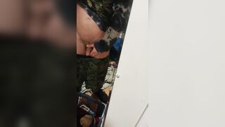 Im not homeless get in the bathroom