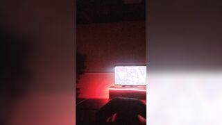 Tatted Latino Dad Draining Off In The Mens Bar